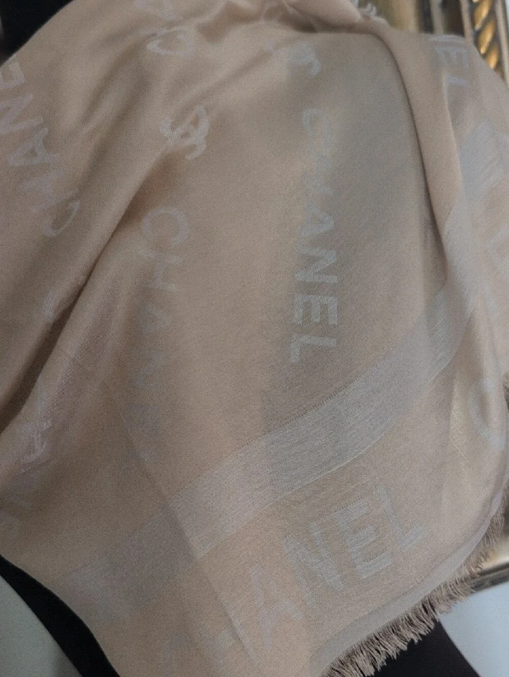 CHANEL soft beige
